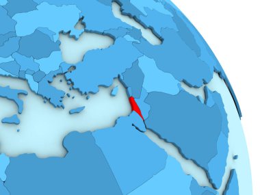 İsrail mavi siyasi dünya üzerinde