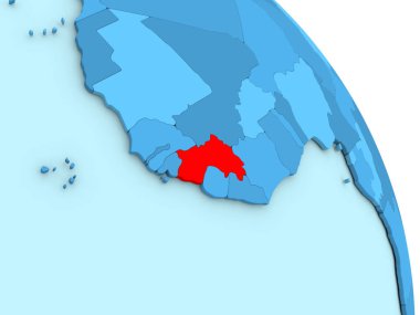 Gine mavi siyasi dünya üzerinde