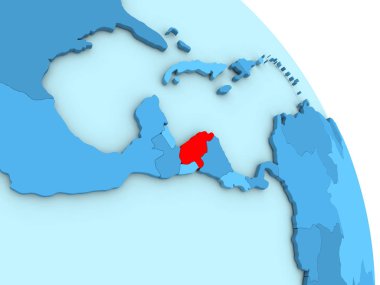 Honduras mavi siyasi dünya üzerinde