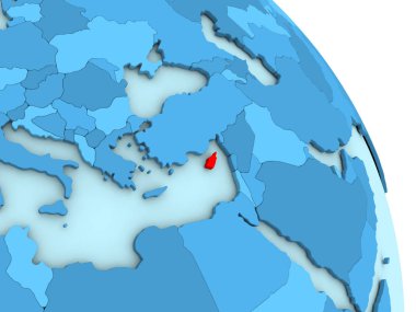 Kıbrıs mavi siyasi dünya üzerinde