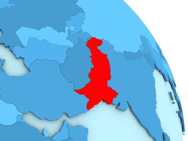 Pakistan mavi siyasi dünya üzerinde