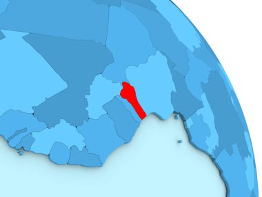 Benin mavi siyasi dünya üzerinde