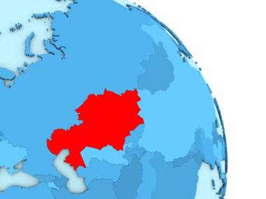 Kazakistan mavi siyasi dünya üzerinde