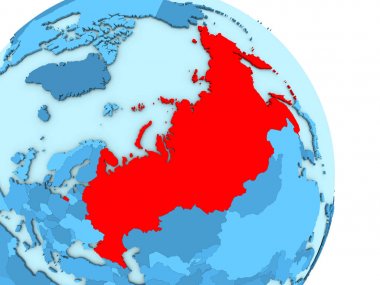 Rusya mavi siyasi dünya üzerinde