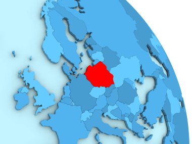Mavi siyasi dünya üzerinde Polonya