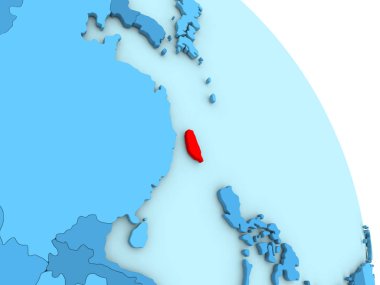 Tayvan mavi siyasi dünya üzerinde