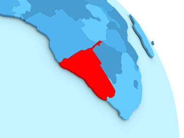 Namibya mavi siyasi dünya üzerinde