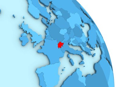 İsviçre mavi siyasi dünya üzerinde