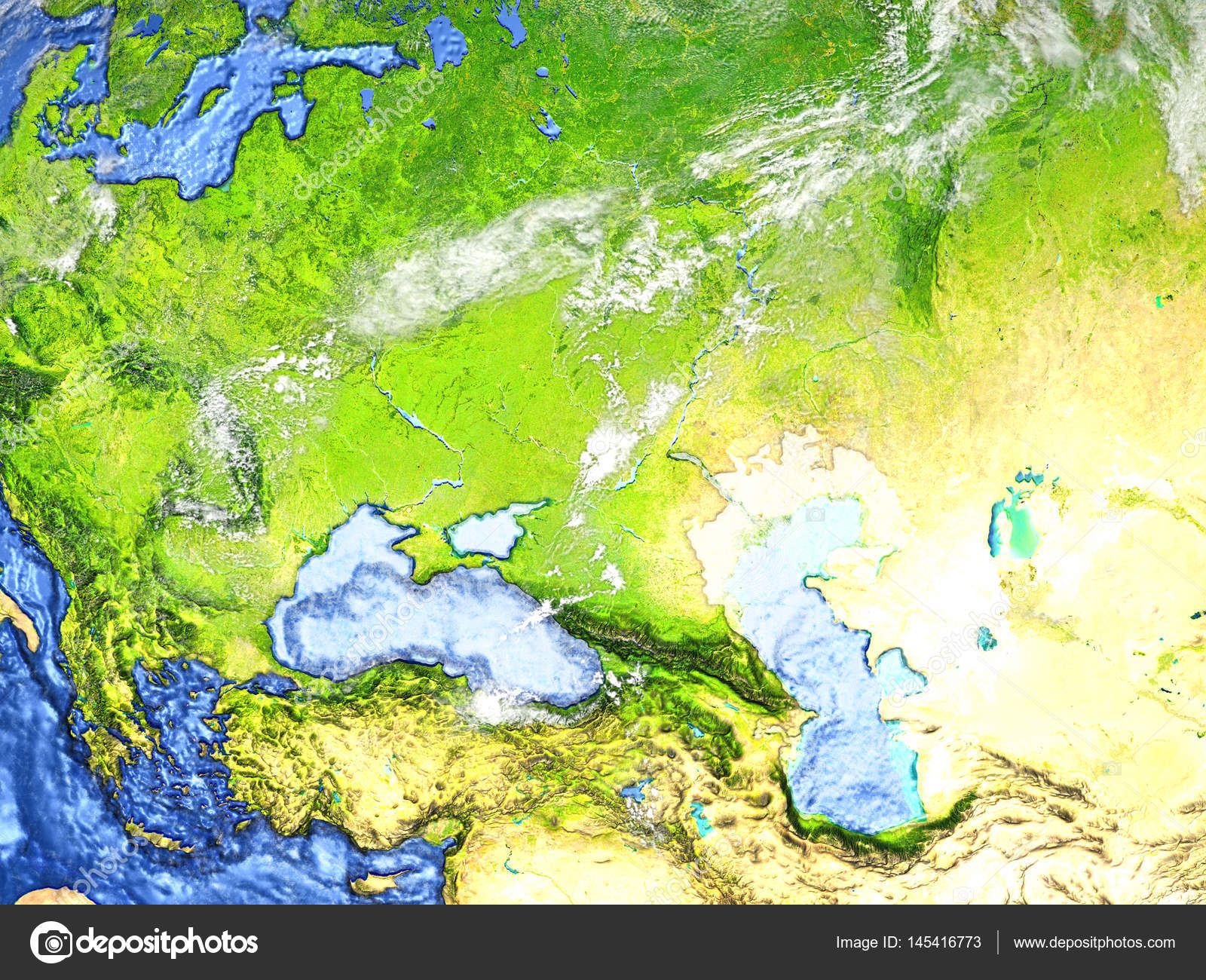 Western Asia On Earth Visible Ocean Floor Stock Photo C Tom