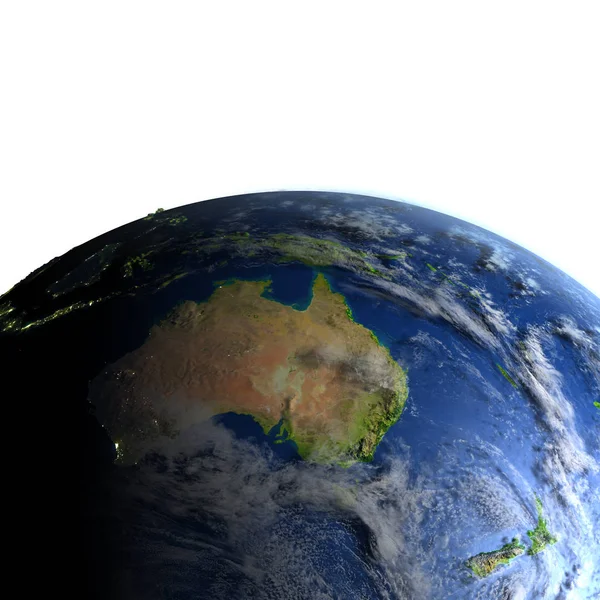 Австралія на планеті Земля — стокове фото
