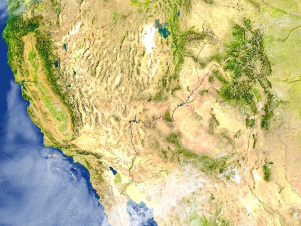 California en el planeta Tierra — Foto de Stock