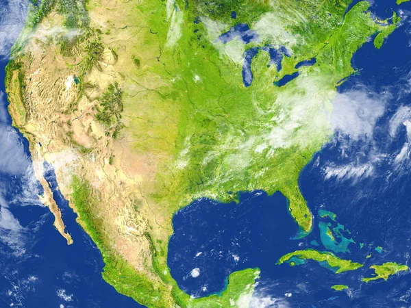 USA auf dem Planeten Erde — Stockfoto