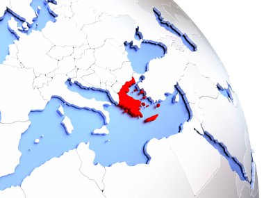 Yunanistan zarif dünya üzerinde