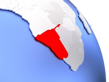 Namibya zarif dünya üzerinde