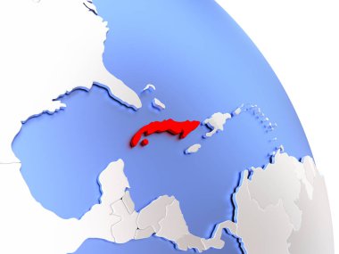 Küba zarif dünya üzerinde