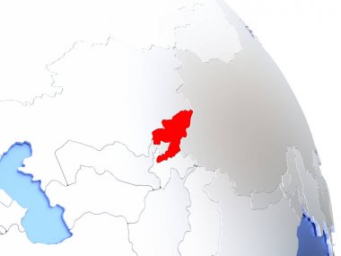 Kırgızistan zarif dünya üzerinde