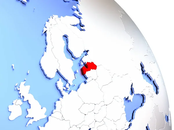 Letonya zarif dünya üzerinde — Stok fotoğraf