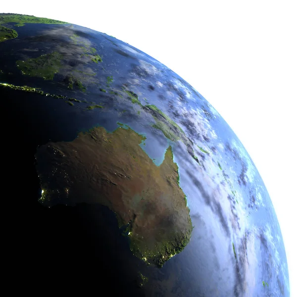 Australia sul pianeta Terra — Foto Stock