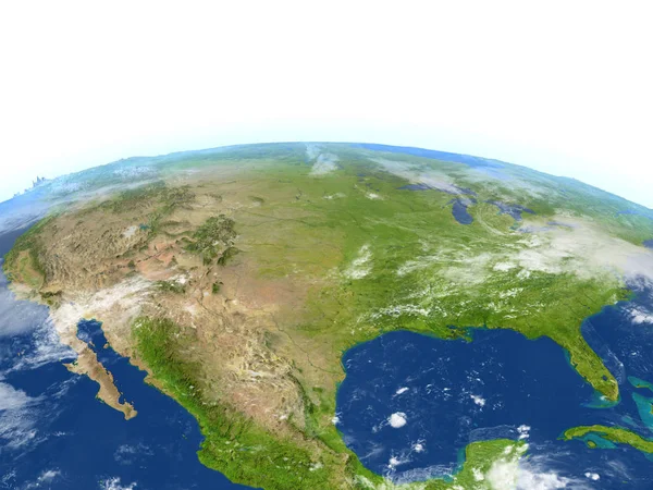 USA on planet Earth — Stock Photo, Image