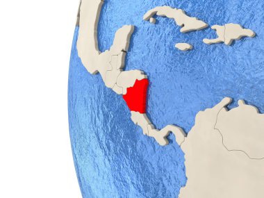Nikaragua 3d Globe 