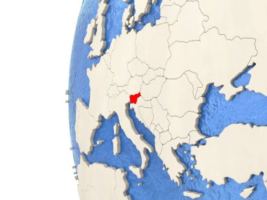 Slovenya 3d Globe 