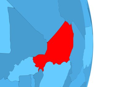 Nijer mavi siyasi dünya üzerinde