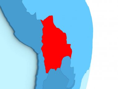 Bolivya mavi siyasi dünya üzerinde