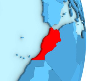 Fas mavi siyasi dünya üzerinde