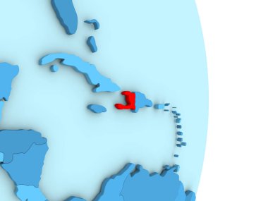 Haiti mavi siyasi dünya üzerinde