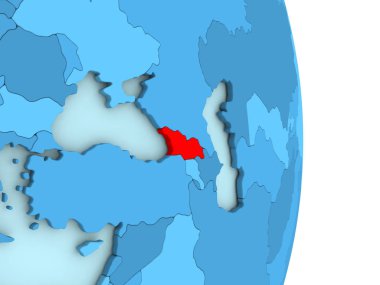 Georgia mavi siyasi dünya üzerinde