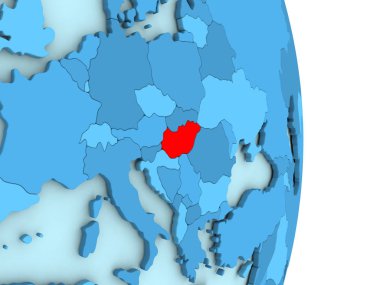 Macaristan mavi siyasi dünya üzerinde