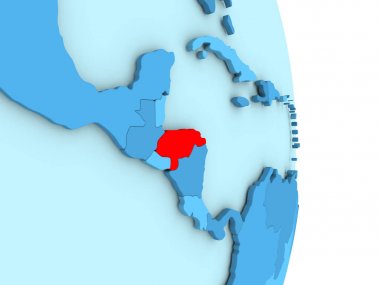 Honduras mavi siyasi dünya üzerinde