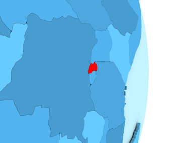 Ruanda mavi siyasi dünya üzerinde