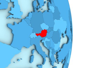 Avusturya mavi siyasi dünya üzerinde
