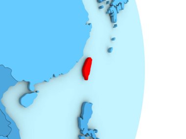 Tayvan mavi siyasi dünya üzerinde