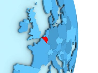 Belçika mavi siyasi dünya üzerinde