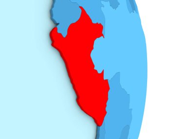 Peru mavi siyasi dünya üzerinde