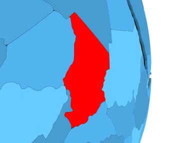 Chad mavi siyasi dünya üzerinde