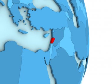 Lübnan mavi siyasi dünya üzerinde