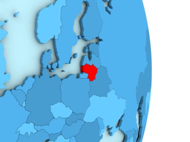 Litvanya mavi siyasi dünya üzerinde