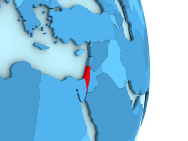 İsrail mavi siyasi dünya üzerinde