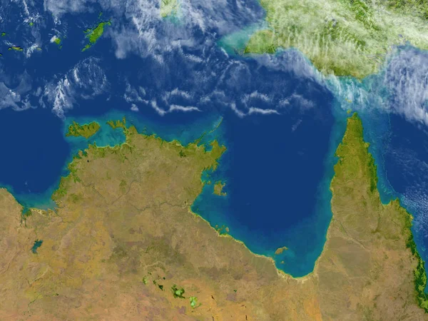 Australia del Norte en el planeta Tierra — Foto de Stock