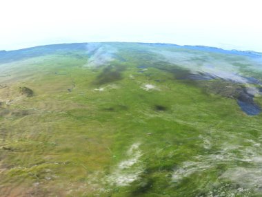 Yeryüzünde - görünür okyanus tabanının büyük göller