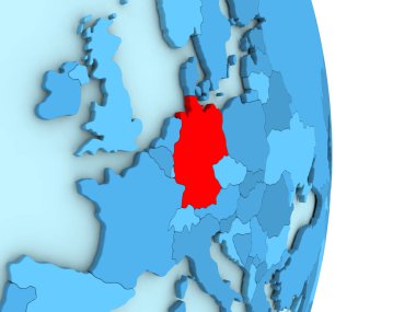 Almanya mavi siyasi dünya üzerinde