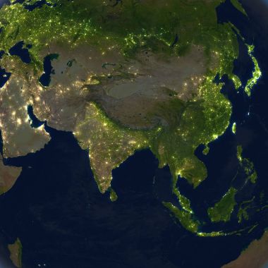 Planet Earth geceleri Asya