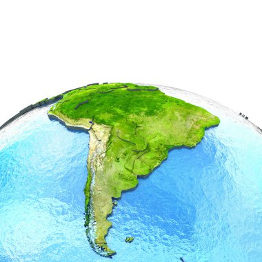 Güney Amerika modeli bir dünya