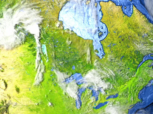 East coast Kanada Dünya - görünür okyanus tabanı üzerinde