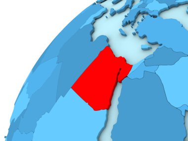 Mısır kırmızı mavi dünya üzerinde