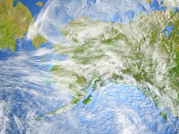 Alaska en el planeta Tierra — Foto de Stock