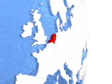 Hollanda su ile parlak dünya üzerinde